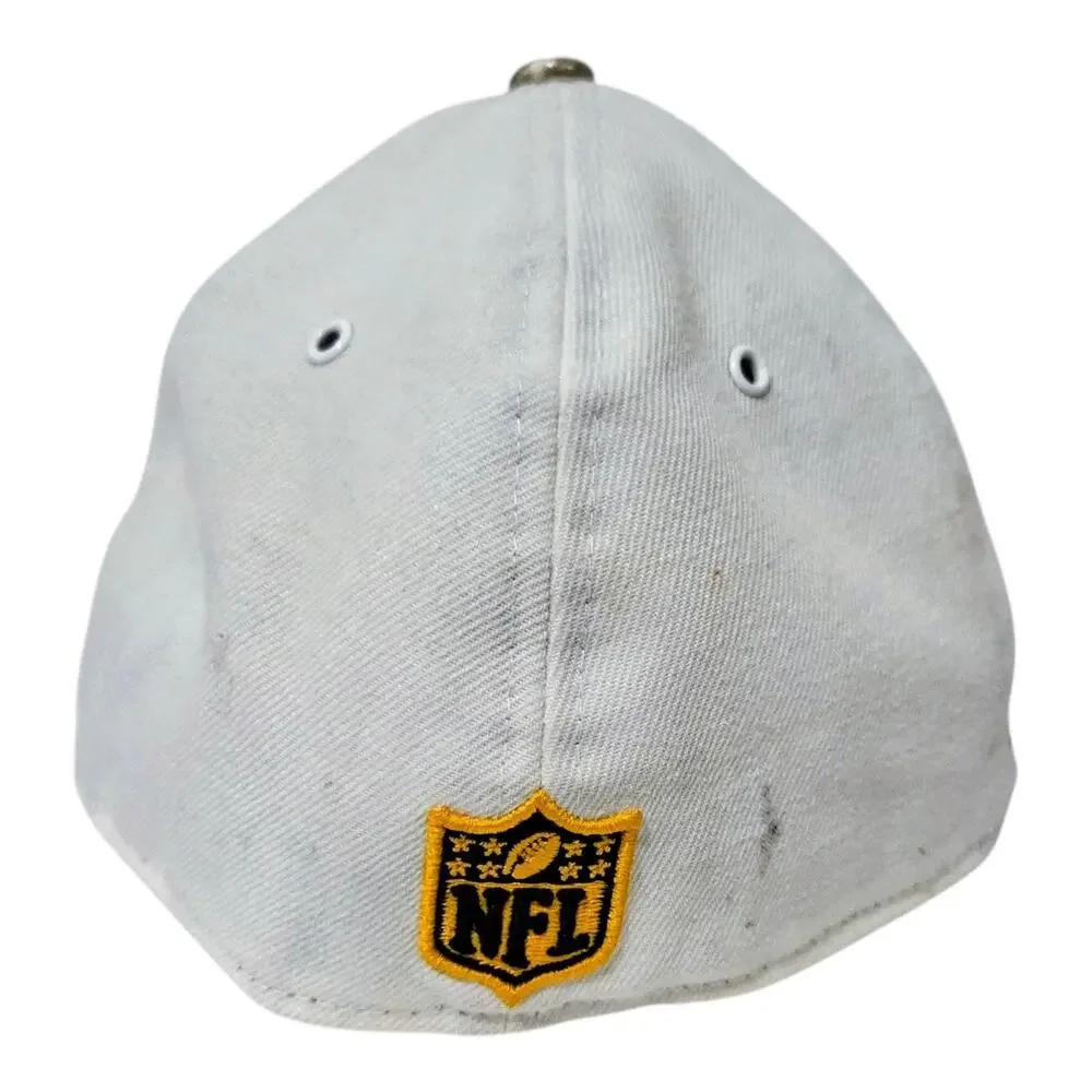 New Era Pittsburgh Steelers 2017 59FIFTY Hat Unisex White Low Profile Draft Cap